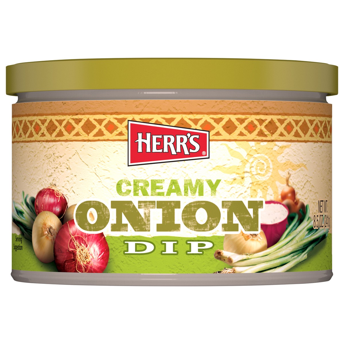 slide 2 of 11, Herr's Creamy Onion Dip, 8.5 oz