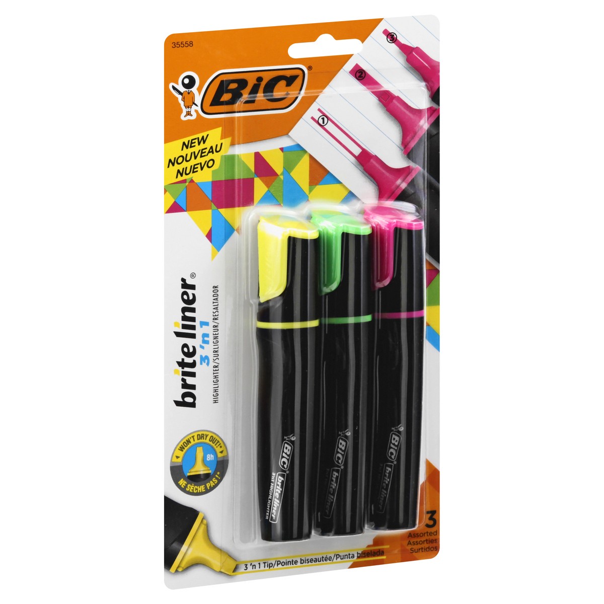 slide 4 of 11, BIC Highlighters, 1 ct