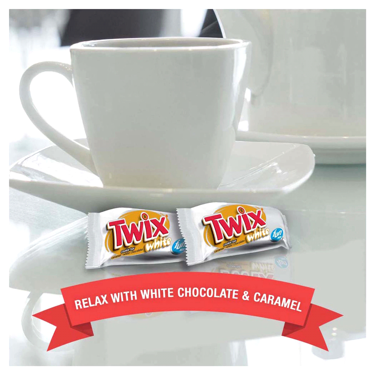 slide 2 of 5, TWIX Caramel White Chocolate Fun Size Cookie Bar Candy 9.7-Ounce Bag, 9 oz