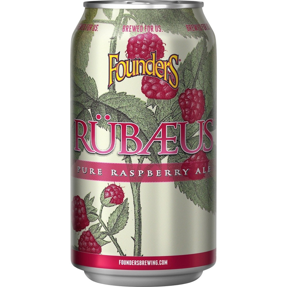 slide 2 of 2, Founders Brewing Co. Founders Brewing Rubaeus Pure Raspberry Ale, 6 ct; 12 oz