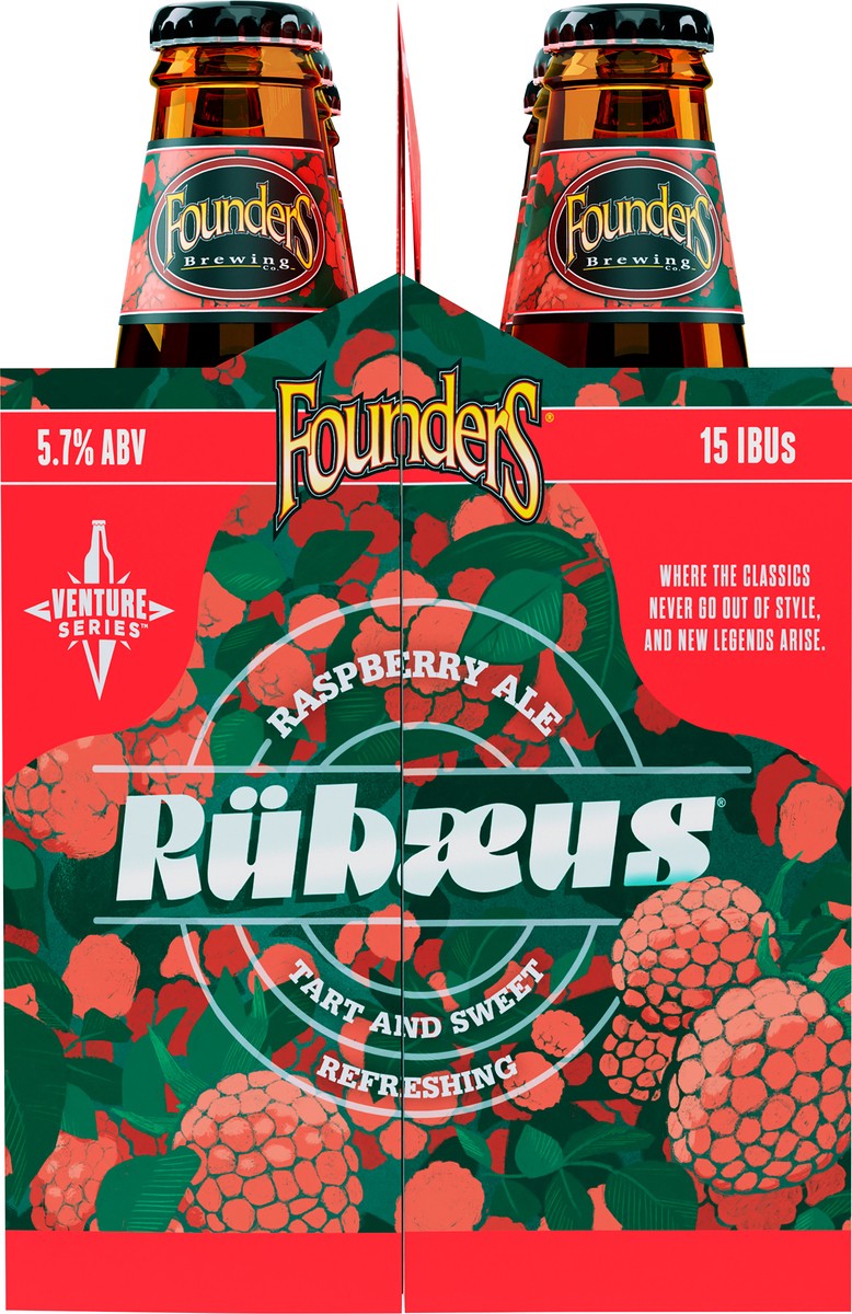 slide 7 of 8, Founders Brewing Co. Rubaeus Fruit Ale 6 pack Bottles, 6 ct