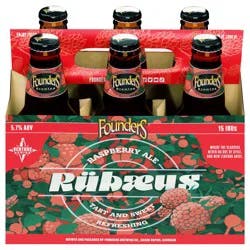 Founders Brewing Co. Rubaeus Fruit Ale 6 pack Bottles