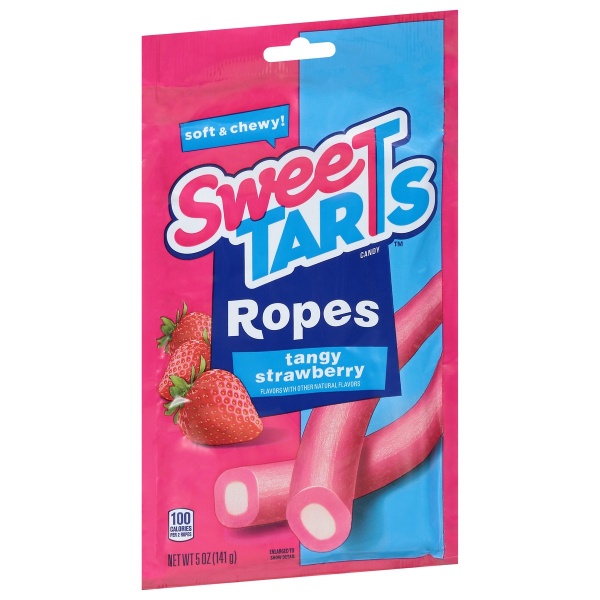 slide 10 of 11, SweeTARTS Tangy Strawberry Ropes 5 oz, 5 oz
