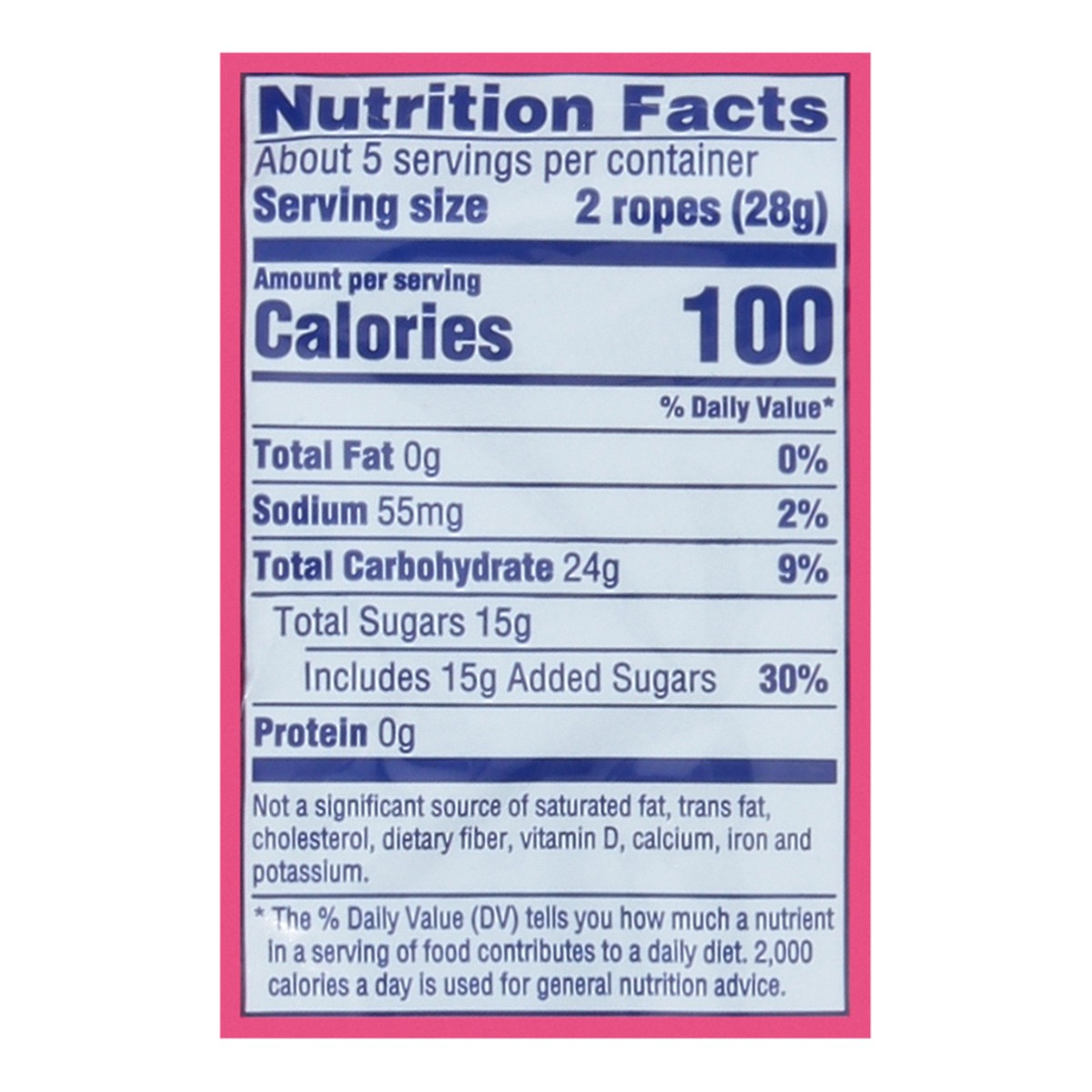 slide 5 of 11, SweeTARTS Tangy Strawberry Ropes 5 oz, 5 oz