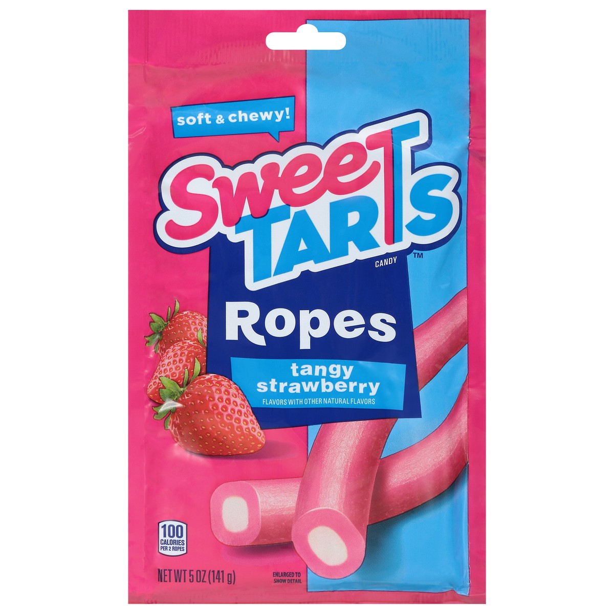slide 9 of 11, SweeTARTS Tangy Strawberry Ropes 5 oz, 5 oz