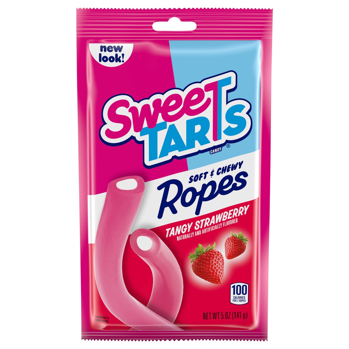 slide 1 of 11, SweeTARTS Tangy Strawberry Ropes 5 oz, 5 oz