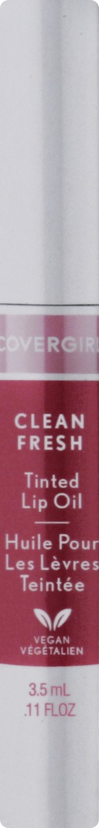 slide 2 of 2, Covergirl Clean Fresh Tinted Lip Oil, Bad Apple, 0.8 oz