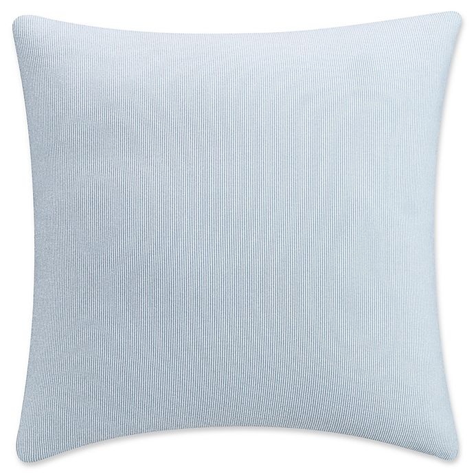 slide 1 of 2, KAS Clifton European Pillow Sham - Aqua, 1 ct