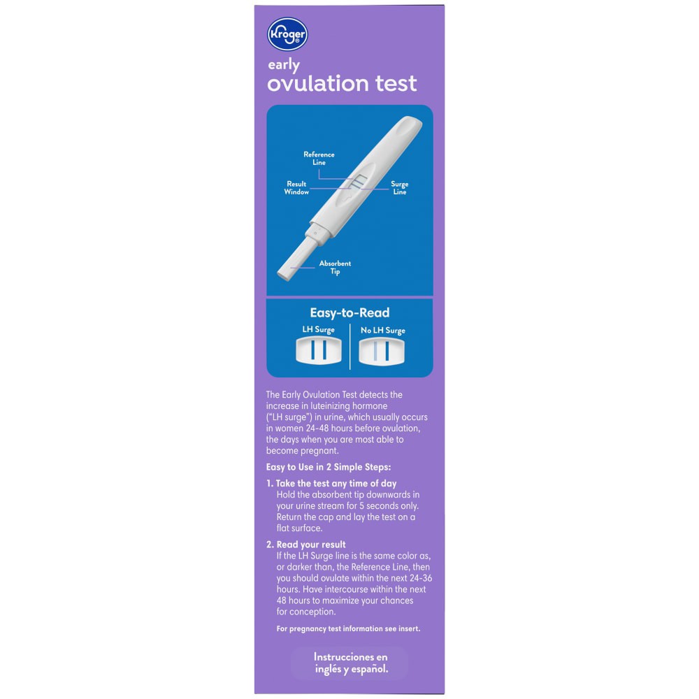 slide 3 of 4, Kroger Ovulation Kit & Advanced Pregnancy Test, 11 ct