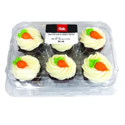 Jerry's Carrot Cupcakes - 6 ct
