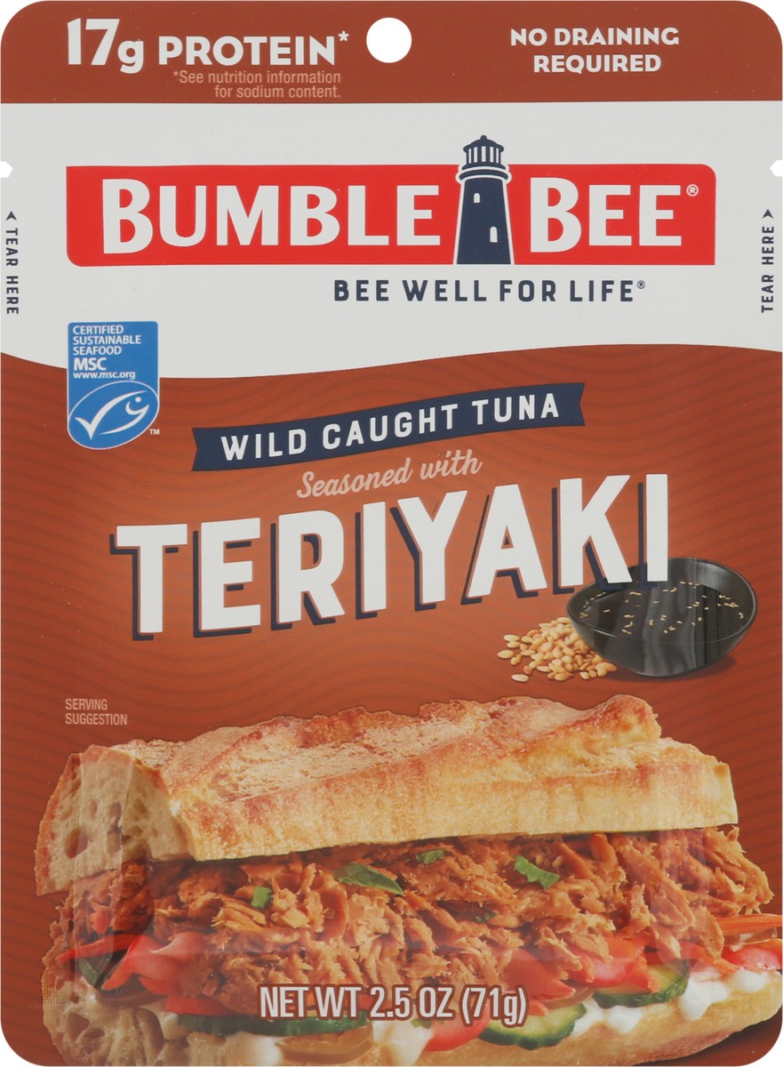 slide 8 of 14, Bumble Bee Wild Caught Teriyaki Tuna - 2.5 oz, 2.5 oz