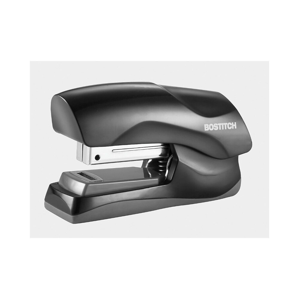 slide 3 of 3, BOSTITCH Office Flat Clinch Stapler, 2-5/8"H X 1-3/8"W X 4-3/8"D, Black, 1 ct