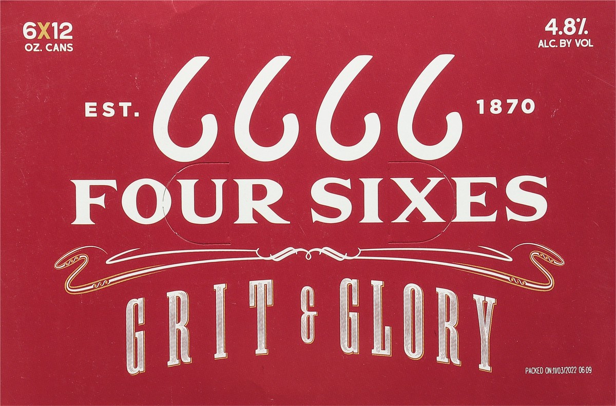 slide 2 of 9, Grit & Glory Hazy Session IPA Four Sixes Beer 6 - 12 fl oz Cans, 12 oz