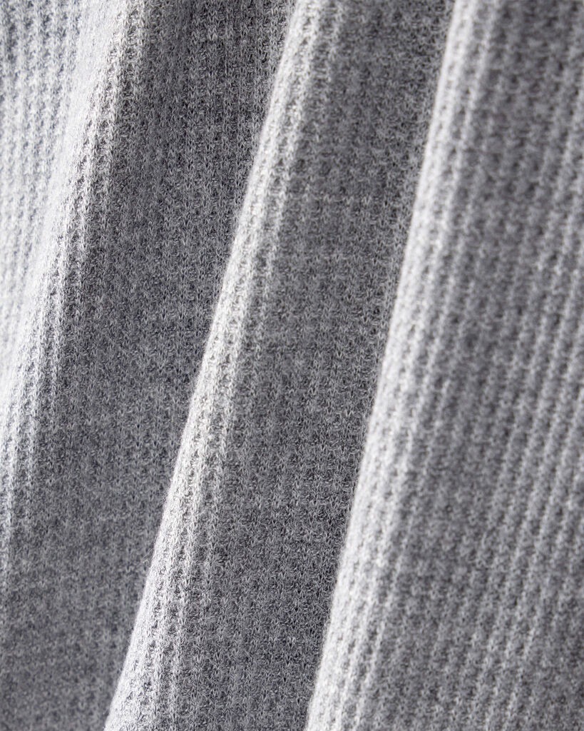 slide 6 of 6, Carter's Carters Baby Boy Solid PurelySoft Long-Sleeve 2-Way Zip Sleep & Play Pajamas - Grey Grey 6M, 1 ct