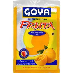 Goya No Sugar Added Passion Fruit Pulp 14 oz