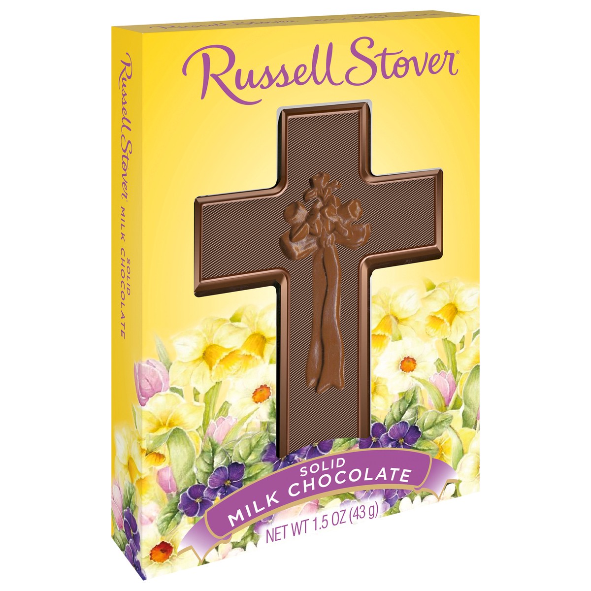 slide 5 of 8, Russell Stover Easter Solid Milk Chocolate Easter Cross, 1.5 oz., 1.5 oz