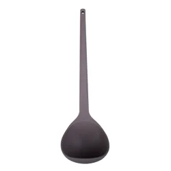 Grand Gourmet Silicone Ladle, Gray