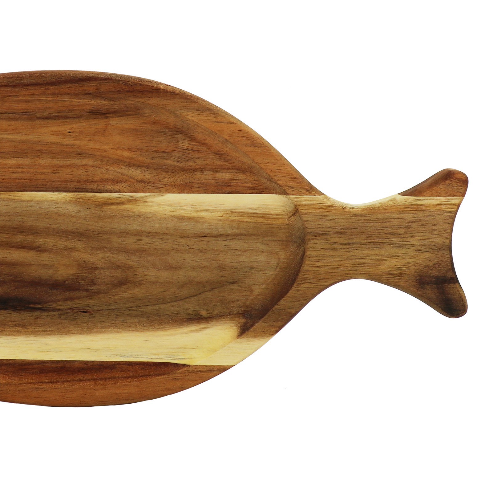 slide 3 of 4, 16" X 8" Fish Shaped Wood Board By Ashland, 16 in x 8 in