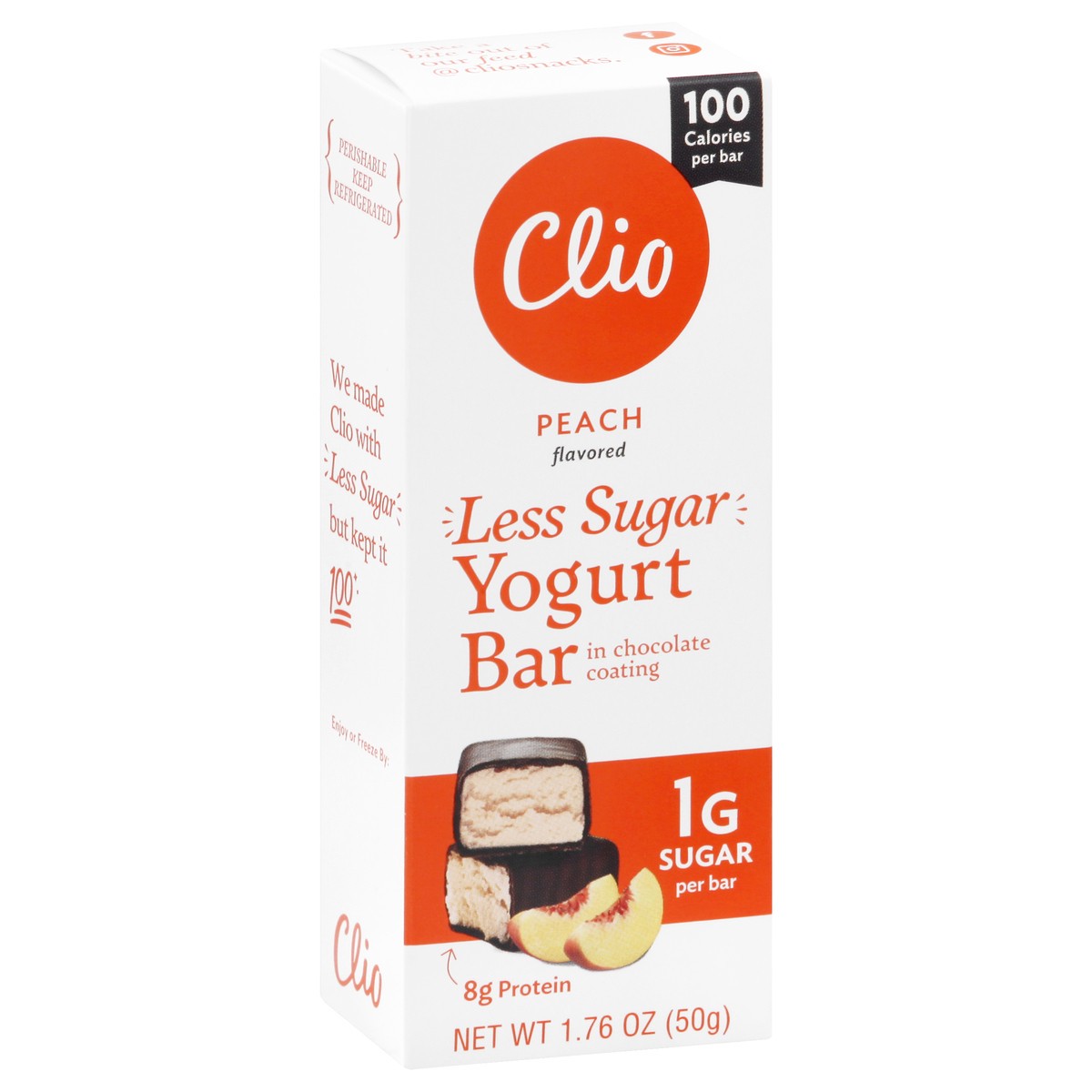 slide 2 of 8, Clio Yogurt Bar, 1.76 oz