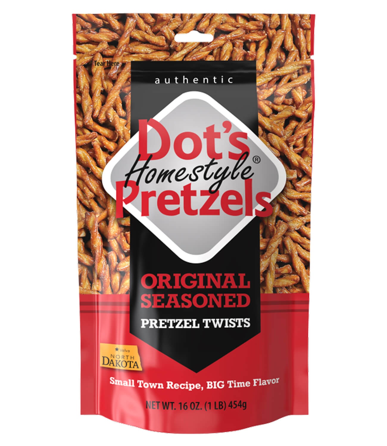 slide 1 of 1, DOTS Homestyle Pretzels, 16 oz