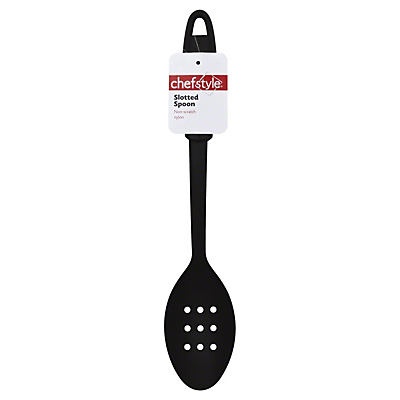 slide 1 of 1, chefstyle Slotted Nylon Spoon, 1 ct