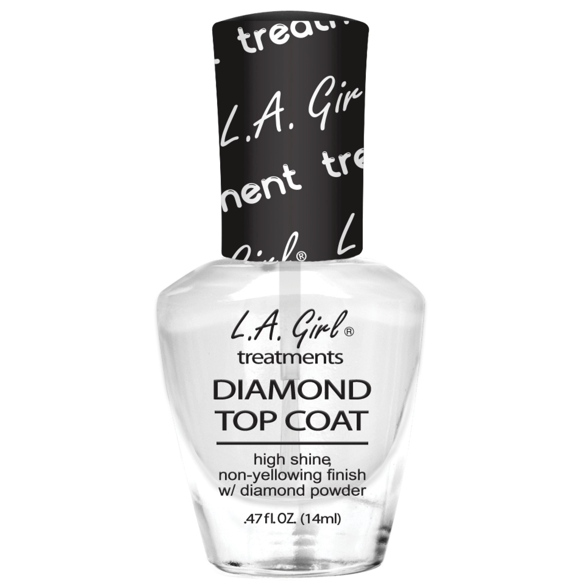 slide 1 of 1, L.A. Girl Diamond Top Coat Nail Polish, 0.47 oz