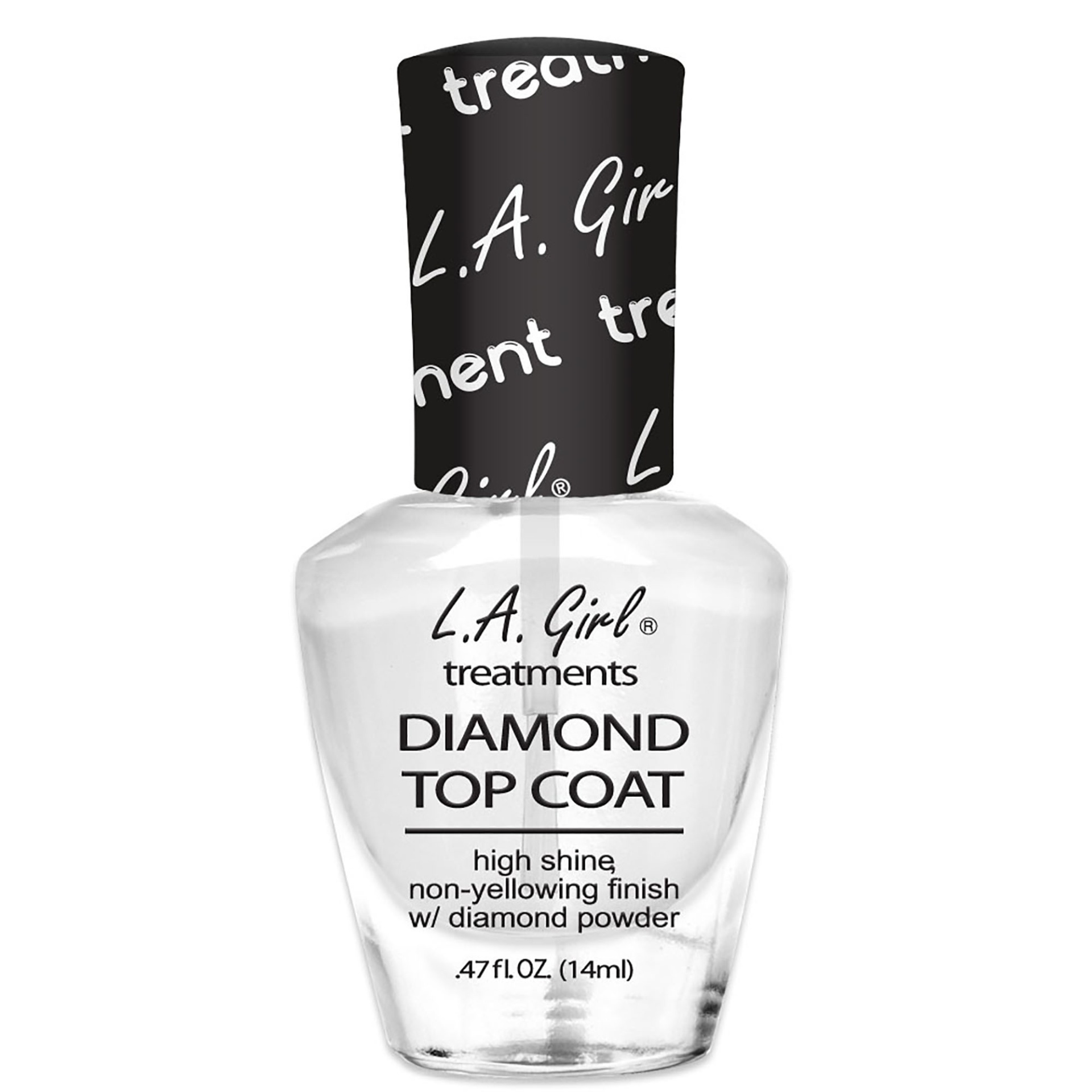 slide 1 of 1, L.A. Girl Diamond Top Coat Nail Polish, 0.47 oz