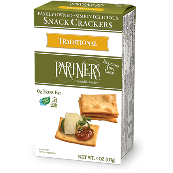 slide 1 of 1, Partners Traditional Snack Cracker, 4 oz