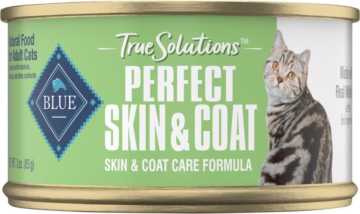 slide 3 of 3, BLUE Buffalo True Solutions Perfect Coat Adult Cat, 1 ct