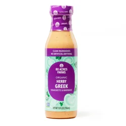 80 Acres Farms Herby Greek Vinaigrette Dressing 10 oz