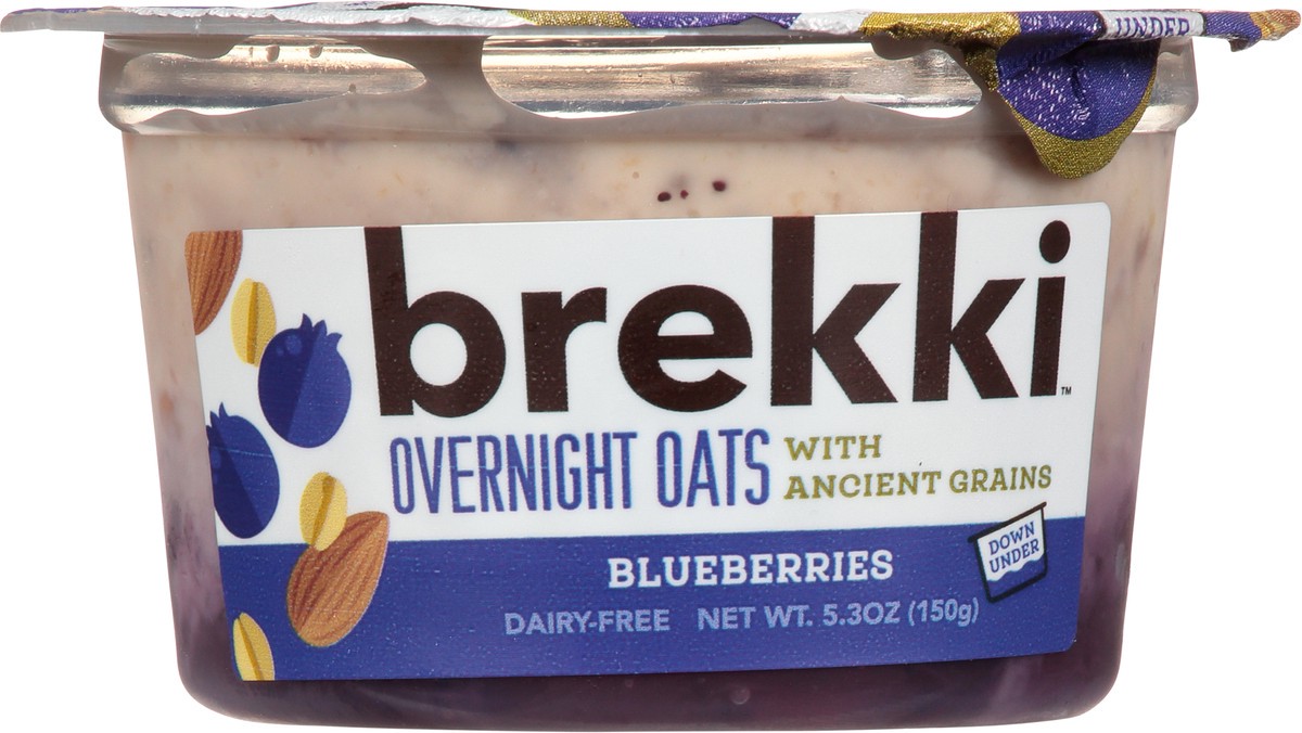 slide 5 of 12, brekki Blueberries Ready-to-eat Oats, 1 ct