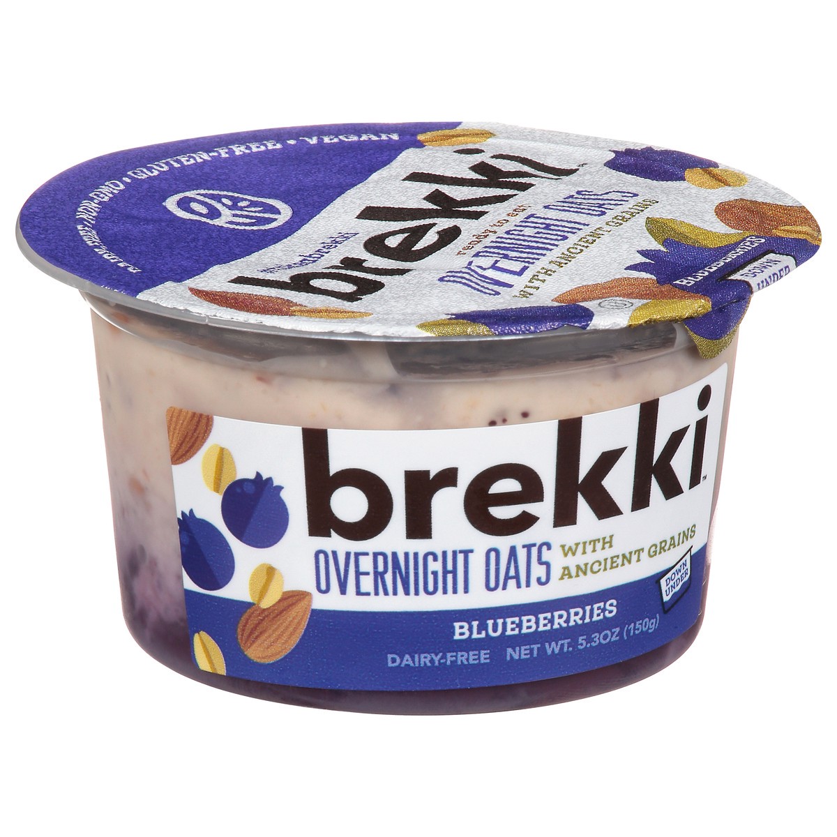 slide 8 of 12, brekki Blueberries Ready-to-eat Oats, 1 ct