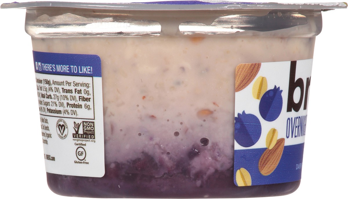 slide 12 of 12, brekki Blueberries Ready-to-eat Oats, 1 ct