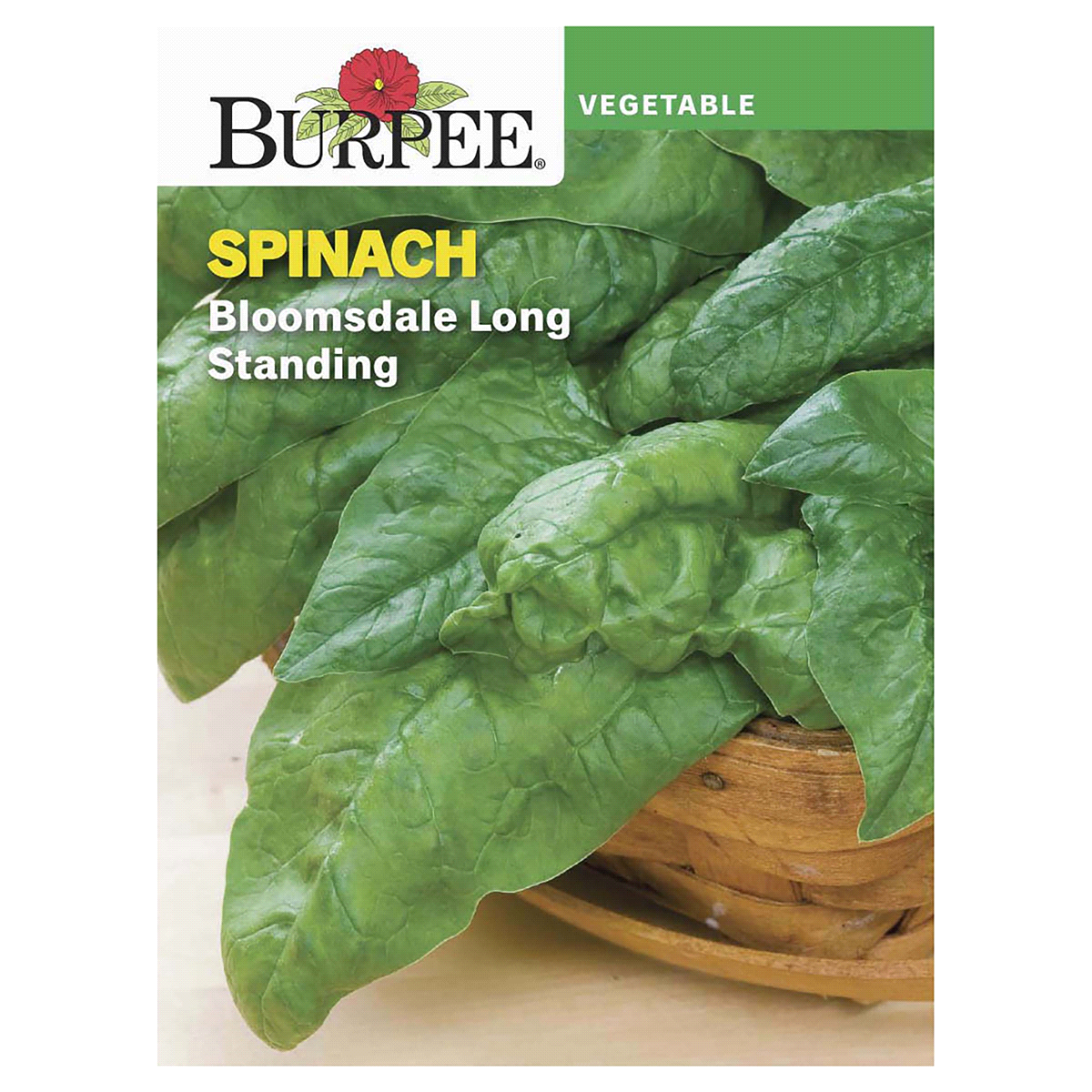 slide 1 of 5, Burpee Bloomsdale Long Standing Spinach Seeds - Green, 1 ct