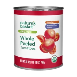 Nature's Basket Whole Peeled Organic Tomatoes