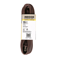 slide 3 of 9, Meijer 3 Outlet Cord, Brown, 15 ft