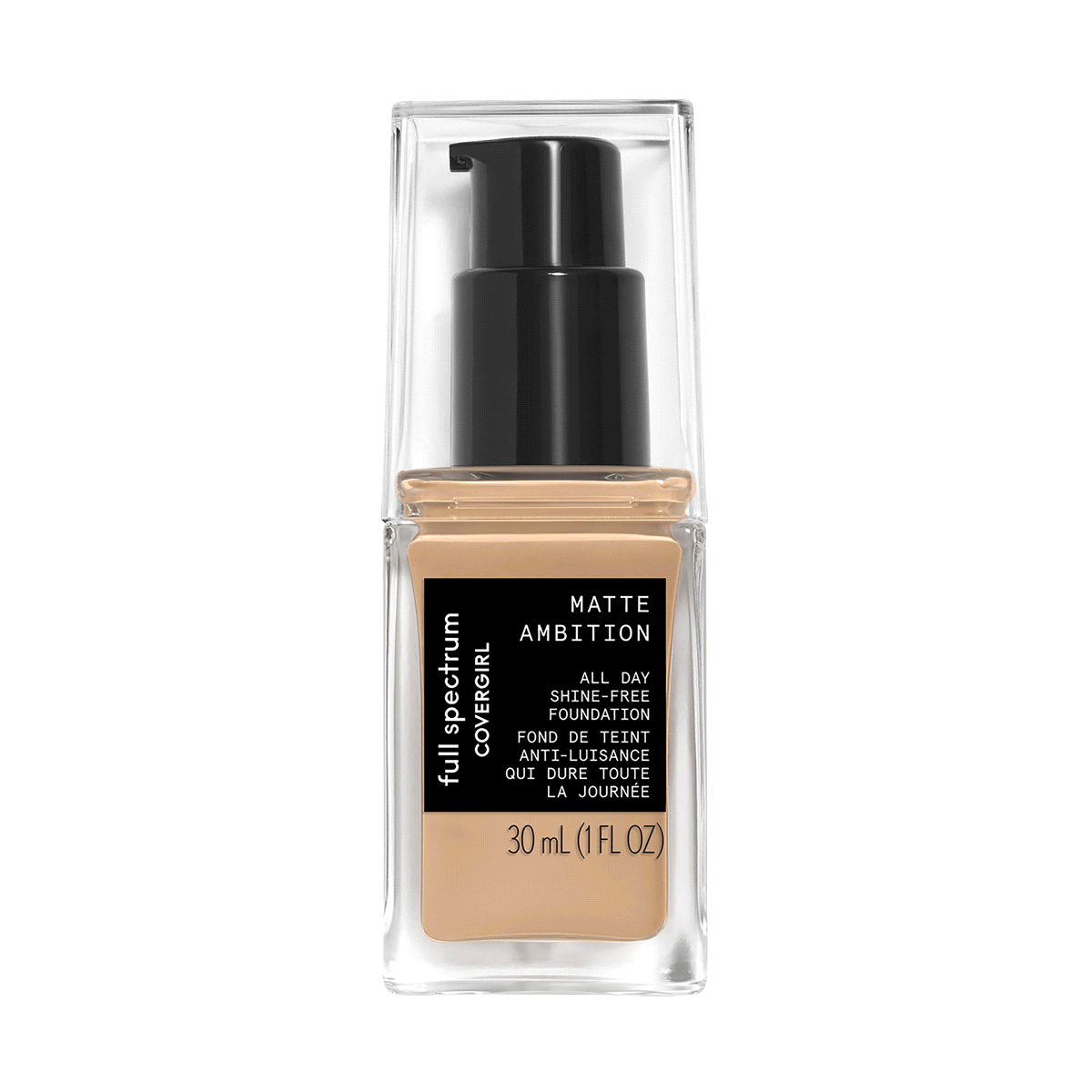 slide 1 of 1, Covergirl Full Spectrum Matte Ambition All Day Foundation Light Cool, 1 oz