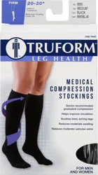 TRUFORM Below Knee Black - Medium, 1 Pair