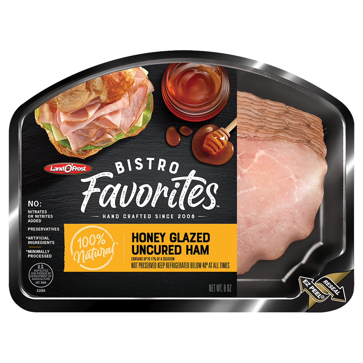 Land O' Frost Bistro Favorites Applewood Smoked Uncured Ham 8 oz Shipt
