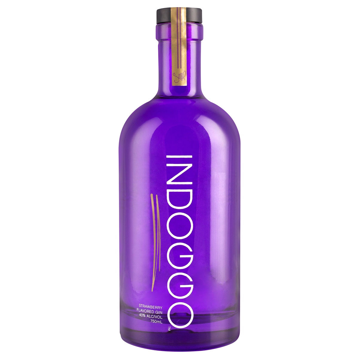 slide 1 of 4, Indoggo Strawberry Flavored Gin, 750 ml