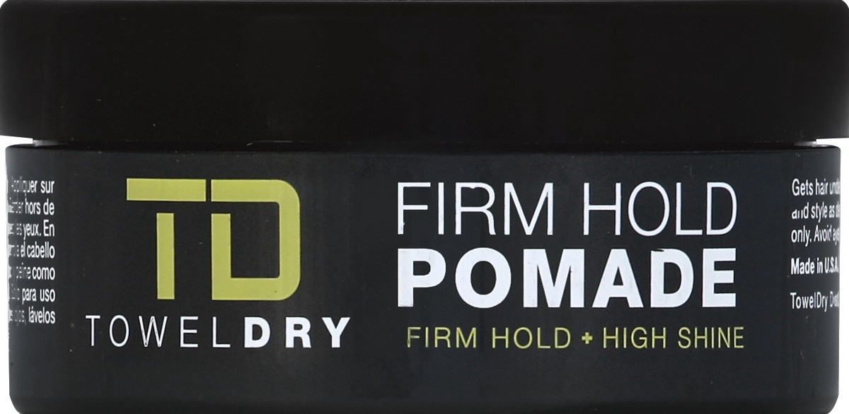 slide 2 of 2, TowelDry Towel Dry Pomade For Men Firm Hold High Shine (Jar), 2.5 oz