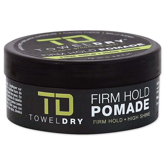 slide 1 of 2, TowelDry Towel Dry Pomade For Men Firm Hold High Shine (Jar), 2.5 oz