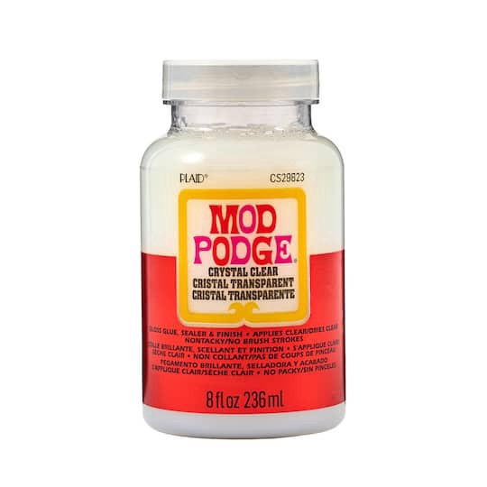 slide 1 of 8, Mod Podge 8oz. Crystal Clear Gloss Glue, Sealer & Finish, 8 oz