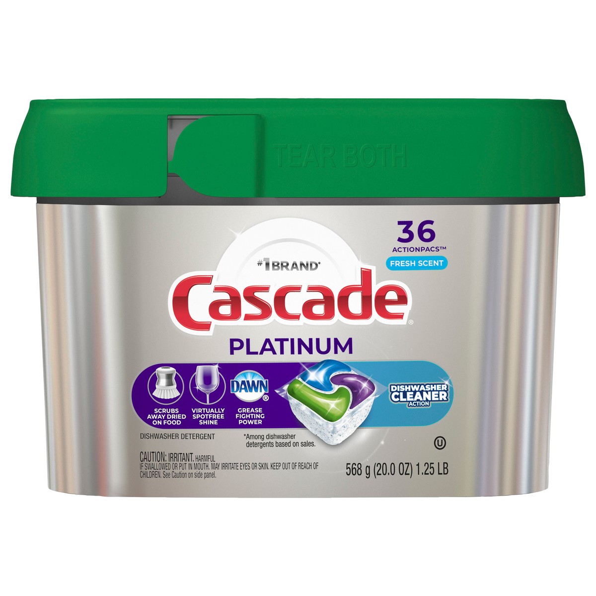 slide 1 of 5, Cascade Ap Fresh Scent, 1.25 lb