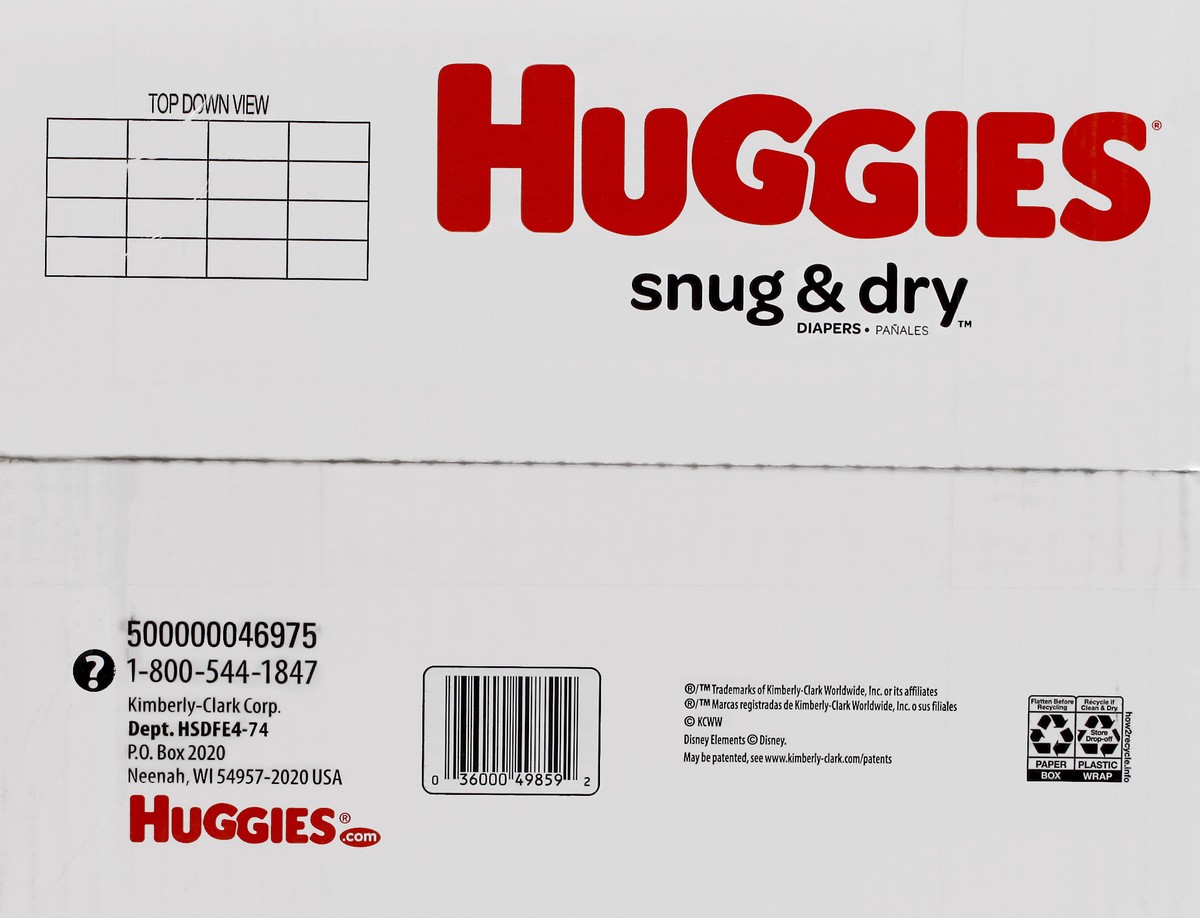 slide 4 of 6, Huggies Diapers, Disney Baby, 74 ct