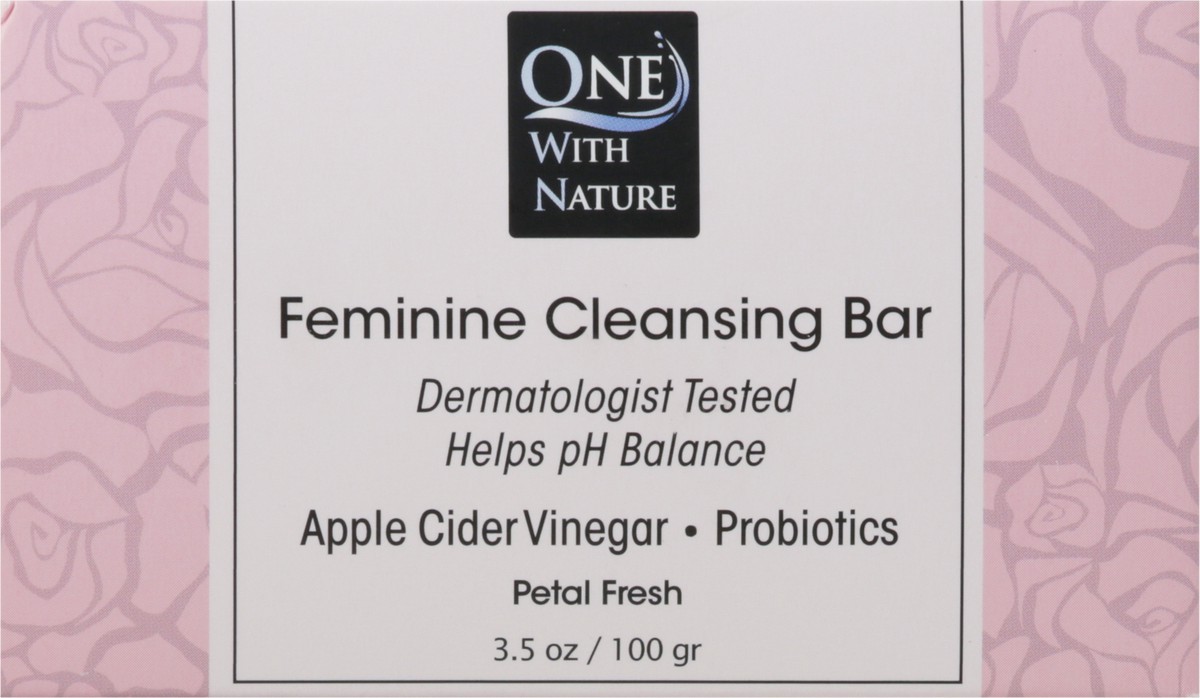 slide 6 of 13, One With Nature Petal Fresh Feminine Cleansing Bar 3.5 oz, 1 ct