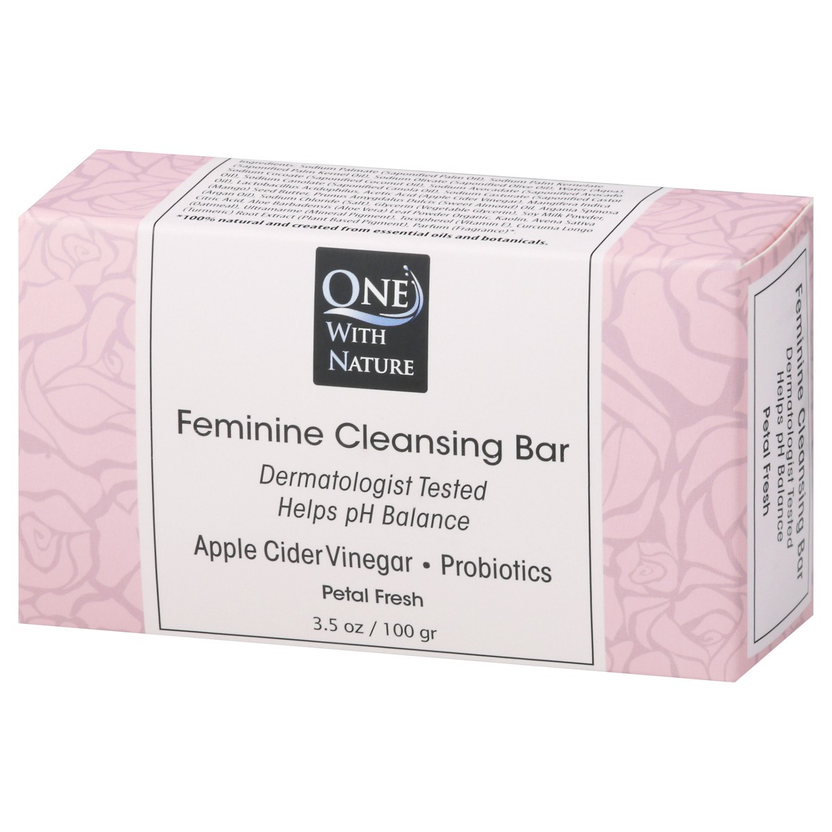 slide 8 of 13, One With Nature Petal Fresh Feminine Cleansing Bar 3.5 oz, 1 ct
