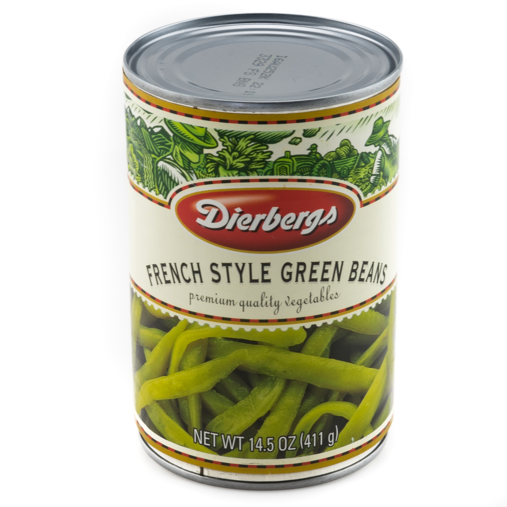 slide 1 of 1, Dierbergs French Cut Green Beans, 14.5 oz