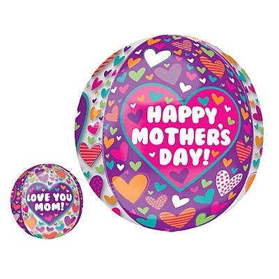 slide 1 of 1, Happy Mother's Day Orbz Balloon, 1 ct