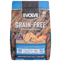 Evolve Grain-Free Deboned Chicken, Sweet Potato, & Berry Recipe Dog Food 4 lb